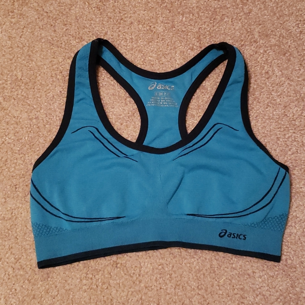 Asics Blue Sports Bra